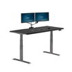 lowered desk in white background